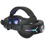 หูฟัง Meta Quest 3 ปรับแสง RGB ชาร์จ USB พับได้ สำหรับ Meta Quest 3 (Elite), Meta Quest 3 (ขาว), Meta Quest 3 (ดำ)
