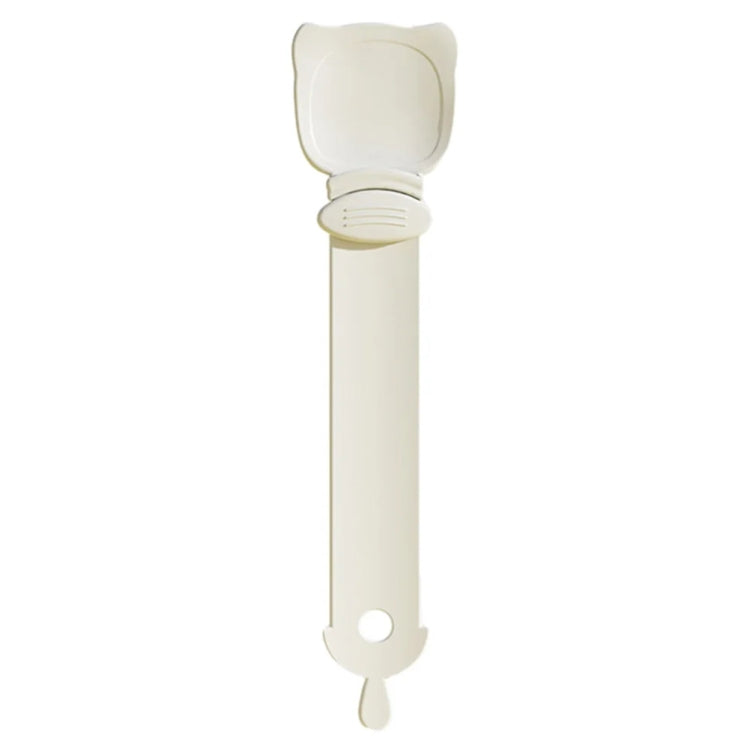 ที่บีบแถบอาหารแมว Cat Feeder ช้อนป้อนอาหารว่างบดสำหรับสัตว์เลี้ยง สีส้ม เขียว เบจ