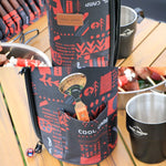 COOL CAMP CF-519 แก้วกาแฟสแตนเลส 304 สำหรับตั้งแคมป์กลางแจ้ง ฉนวนกันความร้อน ป้องกันการลวก แก้วสูญญากาศสองชั้น 4 ชิ้นชุด