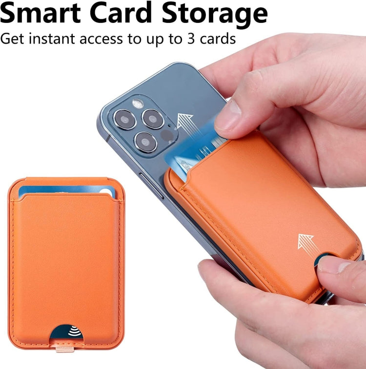 กระเป๋าใส่บัตรโทรศัพท์แบบพกพา MagSafe พร้อมขาตั้งปรับได้