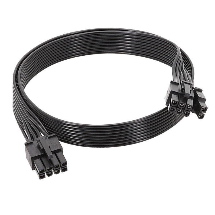 สายแบน 18AWG สำหรับ Corsair สายโมดูลจ่ายไฟ สายโมดูลการ์ดจอ 8 พิน ถึง 8 พิน 6+2 ยาว 50 ซม. สำหรับ Corsair, ยาว 60 ซม. สำหรับ Corsair