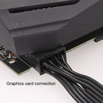 สายแบน 18AWG สำหรับ Corsair สายโมดูลจ่ายไฟ สายโมดูลการ์ดจอ 8 พิน ถึง 8 พิน 6+2 ยาว 50 ซม. สำหรับ Corsair, ยาว 60 ซม. สำหรับ Corsair
