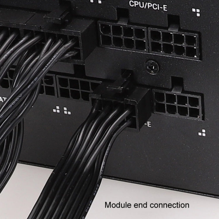 สายแบน 18AWG สำหรับ Corsair สายโมดูลจ่ายไฟ สายโมดูลการ์ดจอ 8 พิน ถึง 8 พิน 6+2 ยาว 50 ซม. สำหรับ Corsair, ยาว 60 ซม. สำหรับ Corsair