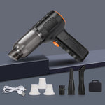 Car Vacuum Cleaner Large Suction Power Wireless Pump Inflatable Blower Handheld Small Vacuum Cleaner, Brush 200W+2 Filters+Storage Bag (Black), Brush 200W+3 Filters+Air Bag (Black), Brushless 260W+2 Filters+Storage Bag (Black)                          ...