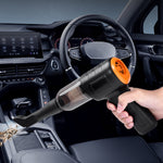 Car Vacuum Cleaner Large Suction Power Wireless Pump Inflatable Blower Handheld Small Vacuum Cleaner, Brush 200W+2 Filters+Storage Bag (Black), Brush 200W+3 Filters+Air Bag (Black), Brushless 260W+2 Filters+Storage Bag (Black)                          ...