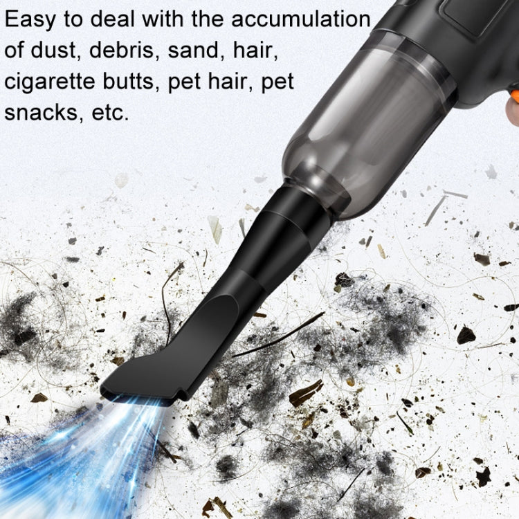 Car Vacuum Cleaner Large Suction Power Wireless Pump Inflatable Blower Handheld Small Vacuum Cleaner, Brush 200W+2 Filters+Storage Bag (Black), Brush 200W+3 Filters+Air Bag (Black), Brushless 260W+2 Filters+Storage Bag (Black)                          ...