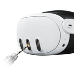 ชุดฟิล์มกันรอยเลนส์กล้องกระจกนิรภัยสำหรับ Meta Quest 3 อุปกรณ์เสริม VR