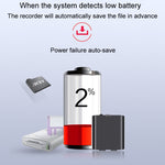 เครื่องบันทึกเสียงแม่เหล็กลดเสียงรบกวน HD แบบพกพา Q63 ปากกาบันทึกเสียงอัจฉริยะเปิดใช้งานด้วยเสียง, 8GB, 32GB