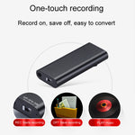 เครื่องบันทึกเสียงอัจฉริยะ Q25 พร้อมหน้าจอ HD ตัดเสียงรบกวน คลิปหนีบหลัง, 4GB, 8GB, 16GB, 32GB