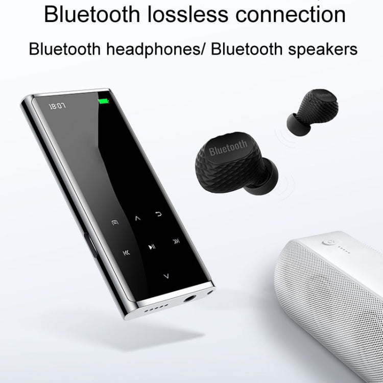 เครื่องเล่นเพลง MP3/MP4 บลูทูธ M27 ขนาด 1.8 นิ้ว พร้อมบันทึกเสียงและอ่าน e-book, 4GB, 8GB, 16GB, 32GB