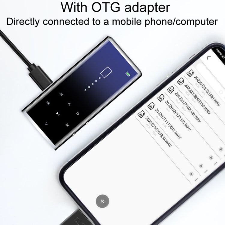 เครื่องเล่นเพลง MP3/MP4 บลูทูธ M27 ขนาด 1.8 นิ้ว พร้อมบันทึกเสียงและอ่าน e-book, 4GB, 8GB, 16GB, 32GB