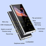 เครื่องเล่นเพลง MP3/MP4 บลูทูธ M27 ขนาด 1.8 นิ้ว พร้อมบันทึกเสียงและอ่าน e-book, 4GB, 8GB, 16GB, 32GB