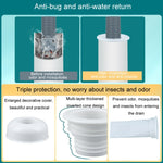 Bathroom Sewer Pipe Odor Proof Seal Plug Kitchen Drain Blocking Plug