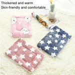 เบาะสัตว์เลี้ยงหนา ผ้าห่มแมวสุนัข เตียงสัตว์เลี้ยง ขนาด 32x25ซม., 49x32ซม., 61x41ซม., 69x52ซม., 79x60ซม.