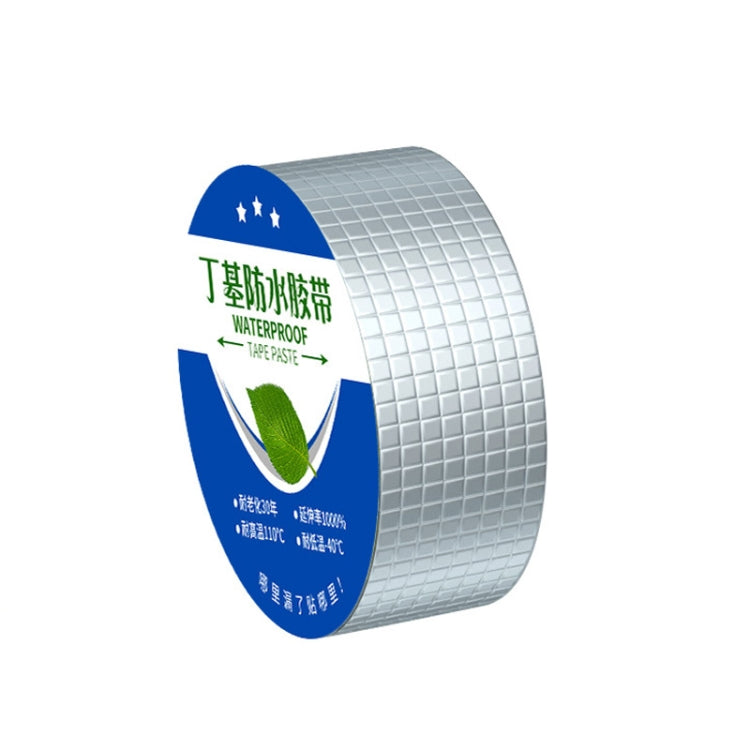 เทปกันน้ำบิวทิลหนา 1.2mm เทปฟอยล์อลูมิเนียมติดเอง ขนาด 5cm x 5m, 15cm x 5m, 20cm x 5m, 10cm x 10m