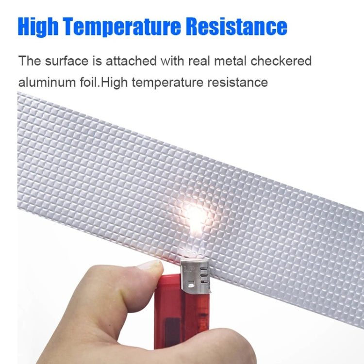 เทปกันน้ำบิวทิลหนา 1.2mm เทปฟอยล์อลูมิเนียมติดเอง ขนาด 5cm x 5m, 15cm x 5m, 20cm x 5m, 10cm x 10m