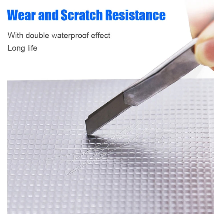 เทปกันน้ำบิวทิลหนา 1.2mm เทปฟอยล์อลูมิเนียมติดเอง ขนาด 5cm x 5m, 15cm x 5m, 20cm x 5m, 10cm x 10m