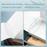 100 Pages /Book Thickened Glue Binding Draft Book Students Multipurpose Blank Sketch Paper