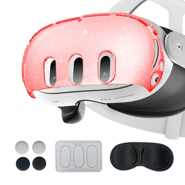 สำหรับ Meta Quest 3 เคสป้องกัน PC 7 in 1 (ใสกลิตเตอร์), 7 in 1 (ใสกลิตเตอร์สีน้ำเงิน), 7 in 1 (ใสกลิตเตอร์สีแดง), เคสเดี่ยว (ใสกลิตเตอร์), เคสเดี่ยว (ใสกลิตเตอร์สีน้ำเงิน), เคสเดี่ยว (ใสกลิตเตอร์สีแดง)...