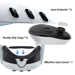 สำหรับ Meta Quest 3 เคสป้องกัน PC 7 in 1 (ใสกลิตเตอร์), 7 in 1 (ใสกลิตเตอร์สีน้ำเงิน), 7 in 1 (ใสกลิตเตอร์สีแดง), เคสเดี่ยว (ใสกลิตเตอร์), เคสเดี่ยว (ใสกลิตเตอร์สีน้ำเงิน), เคสเดี่ยว (ใสกลิตเตอร์สีแดง)...
