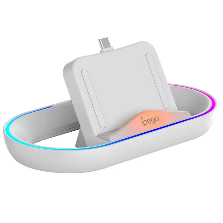 แท่นชาร์จสำหรับเครื่องเล่นเกม PlayStation Portal iPega พร้อมไฟ RGB, รุ่น PG-P5P02