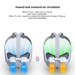 For Meta Quest 3 Air Circulation Heat Dissipation Replacement Mask With Fan Anti-Fogging VR Mask Accessories, With Fan