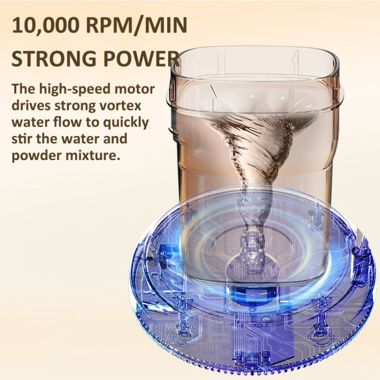 เครื่องคนกาแฟไฟฟ้าลอยแม่เหล็ก 10000 รอบต่อนาที พร้อมแก้วและกล่องของขวัญ