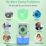 1500ml Semiconductor Dehumidifier with Automatic Defrost Function, Timer, Sleep Mode, EU Plug