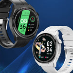 GT3Pro สมาร์ทวอทช์หน้าจอ 1.28 นิ้ว พร้อมบลูทูธและ NFC สีดำซิลิโคน, สีเงินซิลิโคน, หนังดำ, หนังน้ำตาล, เหล็กดำ, เหล็กเงิน, เหล็กสามเม็ดสีดำ, เหล็กสามเม็ดสีเงิน