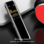 G1 จอสี IPS ขนาด 0.96 นิ้ว HD สมาร์ทมินิ เครื่องบันทึกเสียงลดเสียงรบกวน, 8GB, 16GB, 32GB