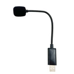 ไมโครโฟนสำหรับประชุมวิดีโอถ่ายทอดสดผ่านคอมพิวเตอร์แบบเสียบตรง USB, ขนาด 4.0x205 มม., 4.0x255 มม., 4.0x255 มม. พร้อมสวิตช์