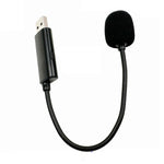 ไมโครโฟนสำหรับประชุมวิดีโอถ่ายทอดสดผ่านคอมพิวเตอร์แบบเสียบตรง USB, ขนาด 4.0x205 มม., 4.0x255 มม., 4.0x255 มม. พร้อมสวิตช์
