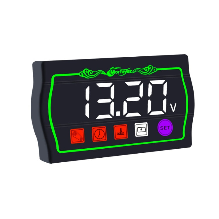 Morfayer Locomotive Intelligent Multi-function Tachometer, 4 in 1 Ambient Temperature Gauge, 4 in 1 Water Temperature Meter, 5 in 1 Ambient Temperature Tachometer, 5 in 1 Water Temperature Tachometer