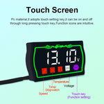 Morfayer Locomotive Intelligent Multi-function Tachometer, 4 in 1 Ambient Temperature Gauge, 4 in 1 Water Temperature Meter, 5 in 1 Ambient Temperature Tachometer, 5 in 1 Water Temperature Tachometer
