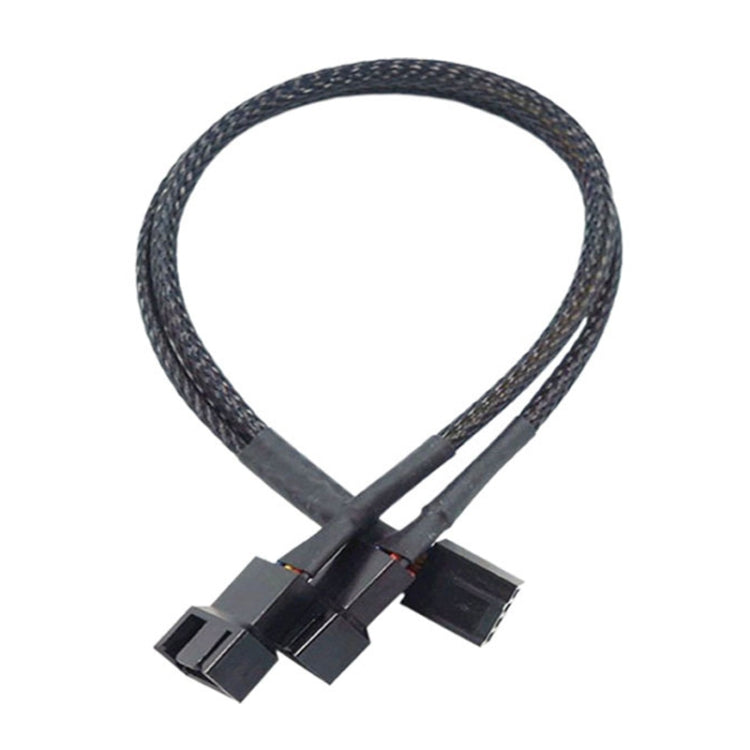 สายต่อพัดลมระบายความร้อนควบคุมอุณหภูมิ PWM คอมพิวเตอร์ ขั้วต่อ HUB เคส ยาว 0.27 ม.