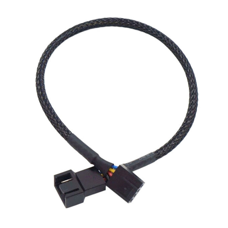 สายต่อพัดลมระบายความร้อนควบคุมอุณหภูมิ PWM คอมพิวเตอร์ ขั้วต่อ HUB เคส ยาว 0.27 ม.