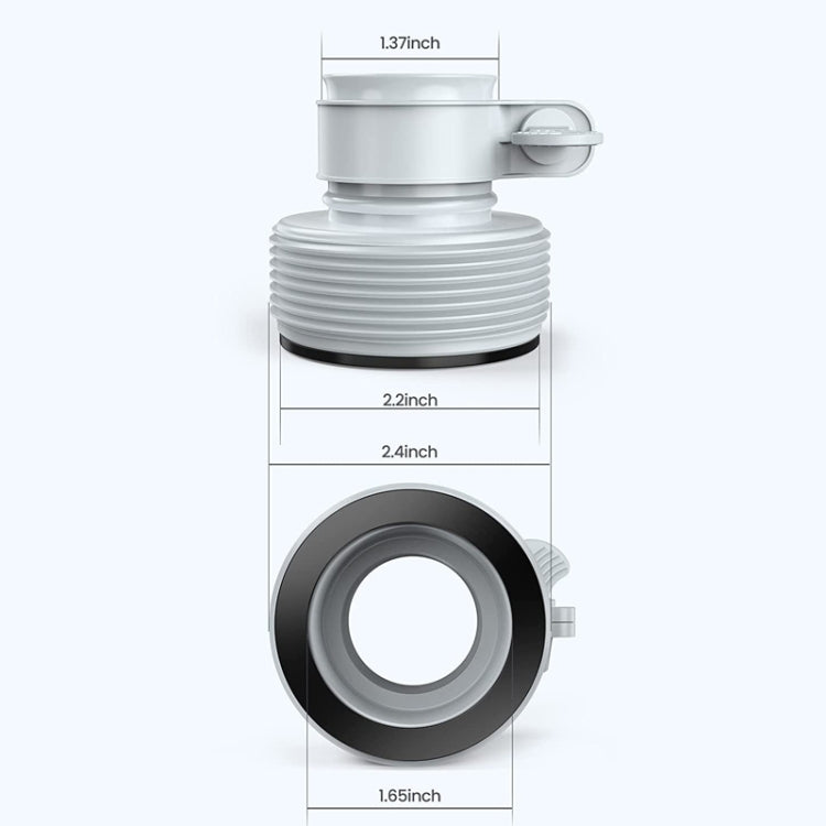 ข้อต่อสายยางสำหรับปั๊มสระน้ำ Intex รุ่น 10722 / 25009 ชนิด B ข้อต่อสายยางชนิด B 1 ชิ้น