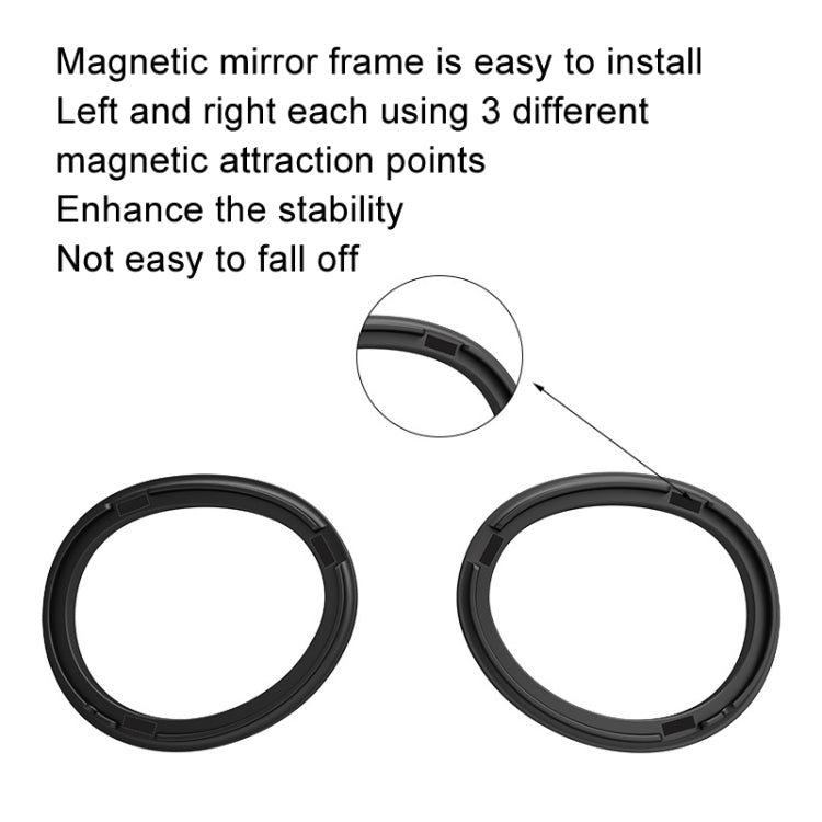 สำหรับ Apple Vision Pro กรอบแม่เหล็กแว่น VR อุปกรณ์เสริมอัจฉริยะ กรอบเดี่ยว ดัชนีหักเห 1.56 พร้อมเลนส์ 200 องศา ดัชนีหักเห 1.61 พร้อมเลนส์ 300 องศา ดัชนีหักเห 1.67 พร้อมเลนส์ 400 องศา