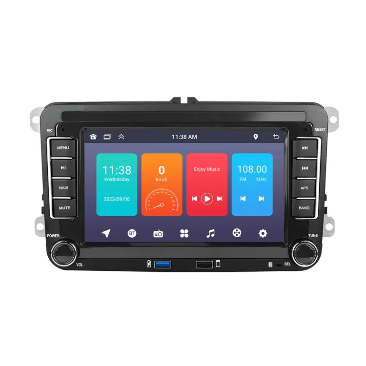 เครื่องเล่นขนาดใหญ่สำหรับ Volkswagen/Skoda 1+32G หน้าจอใหญ่ รองรับ Carplay, Android, ระบบนำทาง, กล้องถอยหลัง เครื่องรวม 1+32G