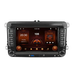 เครื่องเล่นขนาดใหญ่สำหรับ Volkswagen/Skoda 2+64G หน้าจอใหญ่ รองรับ Carplay, Android, ระบบนำทาง, กล้องถอยหลัง เครื่องรวม 2+64G