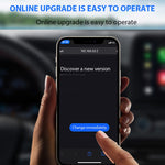 Car Carplay Box Wired to Wireless Bluetooth Adapter, For Android, For IOS, 2 in 1