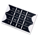 For Mercedes-Benz CLS/C218/SLK/W172/W204/GLK Air Conditioning Button Repair Sticker