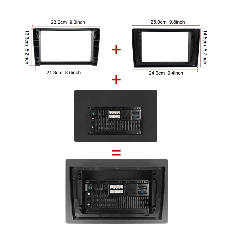เครื่องนำทางหน้าจอใหญ่ 13.1 นิ้ว 4+64G Android พร้อมแอปแผนที่สากล / Carplay / กล้องถอยหลัง, 13.1 นิ้ว