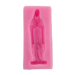 แม่พิมพ์เค้กฟองดองซิลิโคน Virgin Mary DIY แม่พิมพ์ช็อกโกแลตดินปั้น เครื่องมืออบขนม