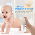 ขวดสเปรย์แป้งระงับเหงื่อแบบพกพา ขวดพลาสติกเปล่า 180ml