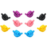 Car Front Storage Hook Desk Organization, Random Color Delivery, 10pcs Small, 5pcs Large