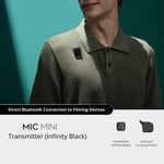 เครื่องส่งสัญญาณแท้สำหรับ DJI Mic Mini สีดำและสีขาว