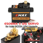 EMAX ES08MA II เซอร์โวมอเตอร์ขนาดเล็กฟันโลหะ 12 กรัม EMAX ES08MA II