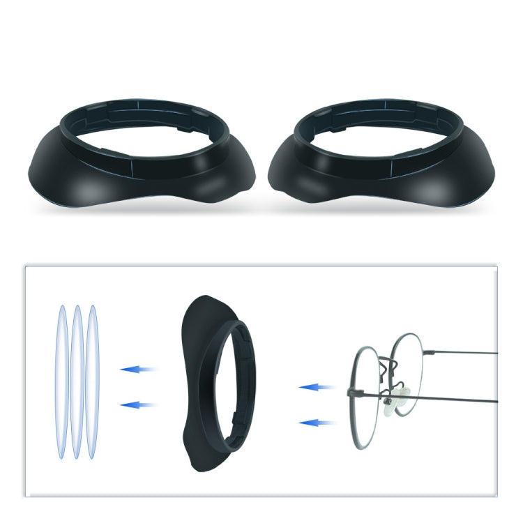 สำหรับ Meta Quest 3 กรอบป้องกันเลนส์แว่น VR ป้องกันแว่นของคุณจากรอยขีดข่วนเลนส์ VR