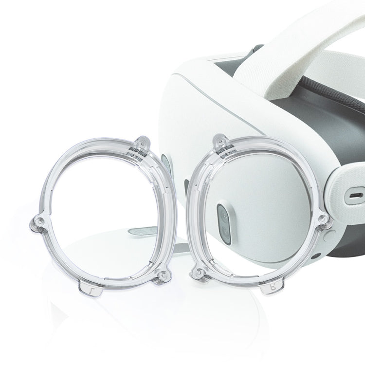 สำหรับ Meta Quest 3 กรอบแว่นแม่เหล็ก VR กรอบ L&R ใส เลนส์กันแสงสีฟ้า+กรอบใส กรอบ L&R สีดำ เลนส์กันแสงสีฟ้า+กรอบสีดำ